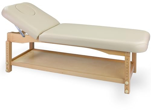 HABYS Nova Komfort | Stationäre Kosmetikliege Spaliege | Massageliege | Tattooliege | 194 x 70 cm | Belastung bis 350 kg | MDR-Zertifizierung