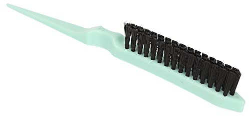 MOUMOUTEN Spazzola per Cotonare, Spazzola per Capelli in Nylon, Spazzola per Pettinare La Schiena con Coda di Ratto, Spazzola per Cotonare Lo Styling con Manico 1pz(Verde)