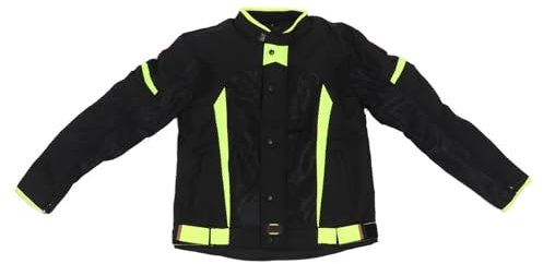Reitjacke, Wasserdichte, Stoßfeste Fahrradjacke mit Rückenpolster für Reisen (Sommer-Top XL)
