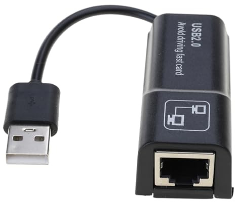 Adattatore da USB 2.0 a Ethernet USB 2.0 a RJ45 Cavo adattatore di rete Ethernet 100/10Mbps PC Laptop Converter