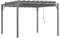 Outsunny Pergola 3 x 3 m bioclimatique pergola avec Lames orientables Style Contemporain UV 50+ Structure Aluminium - Gris