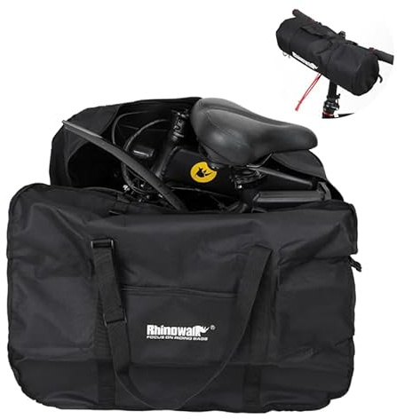 UBORSE Bolsa de Almacenamiento para Bicicletas 26-29 Bolsa de Transporte de Viaje para Bicicletas de 600D Oxford Fundas para Bicicleta Impermeable Bolsa para Bicicleta de Montaña Negro