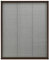 Moustiquaire Enroulable pour Fenêtre de Toit, Moustiquaire plissée pour fenêtre Aluminium Marron 80x100 cm