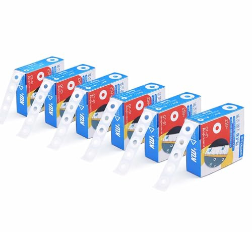 1500 anelli di rinforzo per fori di carta, impermeabili, autoadesivi, per pagine perforate, rinforzi per carta