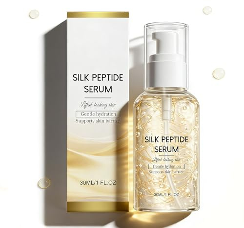Collagen Silk Peptide Intensive Ampoule, Sérum Lifting Collagène Profond pour le Visage, Sérum Anti-Âge pour le Visage, Améliore la Texture de la Peau pour Tous les Types de Peau (1pc)