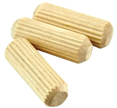 Richelieu | (33-Pack) 5/16-inch x 1 1/2-inch Fluted Beechwood Dowel Pin