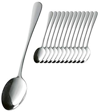 Esmeyer 156-118 12-teiliges Löffel-Set Modell Sylvia, 18/0 Edelstahl, poliert - der günstige Topseller seit 25 Jahren!