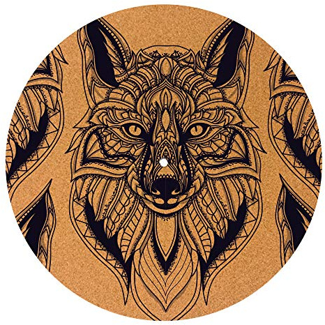 Fox Mandala CORK DJ SLIPMATS - skivspelare SLIP MATS