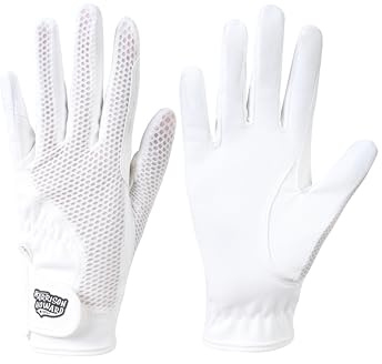 Harrison Howard Kids Horse Riding Gloves Comfortable Grip for Boys and Girls Horseback Riding Running or Cycling Lightweight Equestrian Gloves White Age 10-12 Years