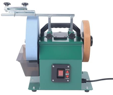 MIDUOLAI Sistema De Afilado Refrigerado por Agua De 10, Afilador De Cuchillos EléCtrico De 110 V, Afilador De Cuchillas, para Afilar Cinceles Y Cuchillas De Cepillo,A