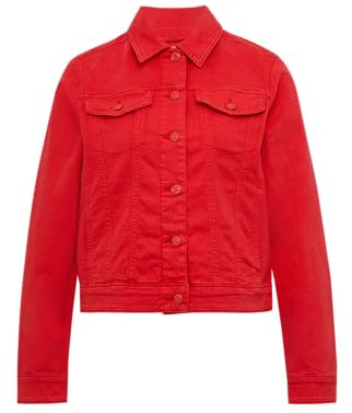 s.Oliver Elastische Jeansjacke mit seitlichen Eingrifftaschen