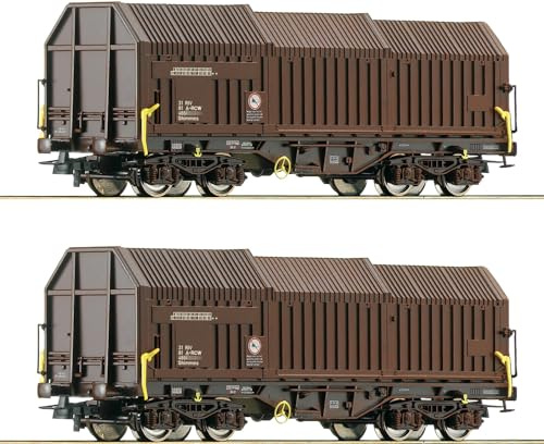 Roco 6600132 H0 - Set di 2 carrelli telescopici Shimmns, ÖBB, RCW, Ep. VI