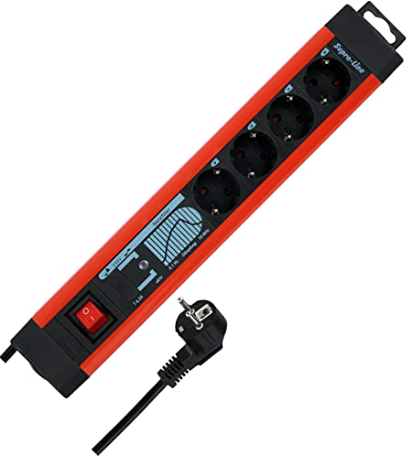 Rev Ritter, Multipresa con Spd + Filtro Rete, con Interrutore, 2,5 M (Cavo) - 144661