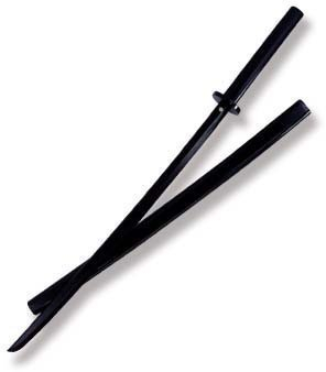 In Legno Bokken Con In Legno Fodero - Nera Oak