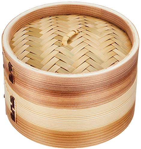 Sato chinois Panier vapeur en bambou 15 cm (somme de perle H-5712 Japon Allemagne, l'emballage et la notice sont écrites en japonais)
