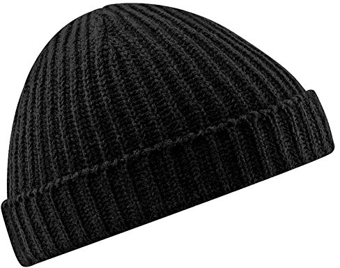 Beechfield Fischer-Beanie - Schwarz -