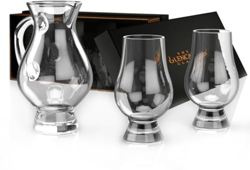 Glencairn Whisky Gläser Im 2er-Set Mit Whisky Wasserkrug In Präsentbox