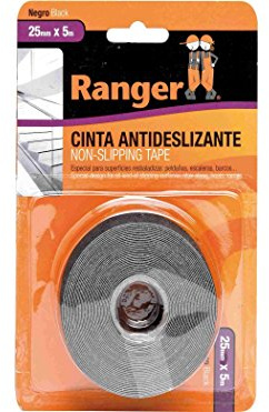 MIARCO 10736 - Cinta Antideslizante Negro 25mm x 15m