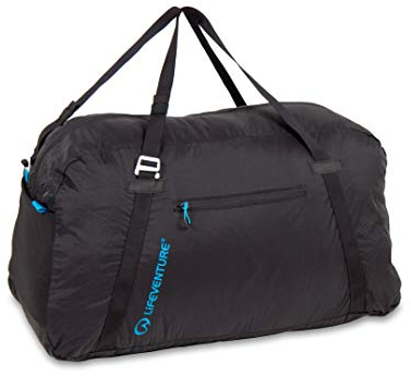 Lifeventure Ultraleichte 70 Liter Faltbare Seesack aus recycelten Stoffen/Kleine Reise Seesack, langlebig Leichtgewicht für Outdoor & Sport