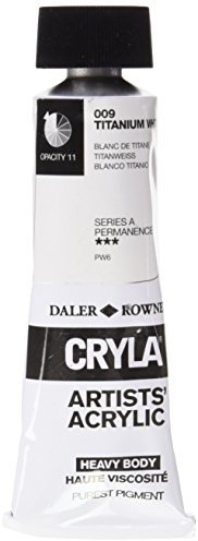 Daler-Rowney Cryla Acrylic 75 ml Titanium White, Professional Artists