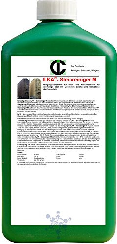 ILKA® - Steinreiniger M für eisenhaltige Steine | 20ltr | für eisenhaltige, rostige oder mit Eisenadern durchzogene Natursteine oder Kunststeine | verhindert Rostausblutungen