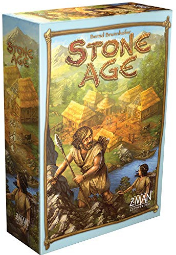 Stone Age Board Game - Engaging Worker Placement Strategy for Civilization Building! Fun Family Game for Kids and Adults, Ages 10+, 2-4 Players, 60-90 Minute Playtime, Made by Z-Man Games
