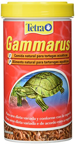 Tetra Gammarus Nourriture Naturelle pour Turtues Aquatiques aux Crevettes de Ruisseau (Gammarus) Entiers, Boîte de 500 ML