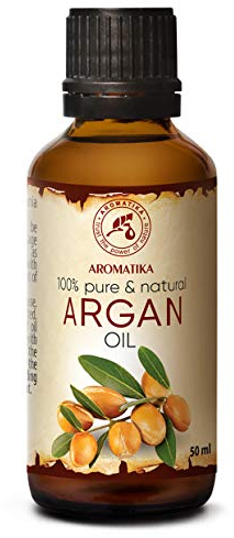 Arganöl 50ml - Argania Spinosa - Argan Öl - Kaltgepresst - Rein & Natürlich - Gesichtspflege Trägeröl für Haut & Nägel - Körperpflege - Haarpflege - Trockenes Haar - Spliss Entferner
