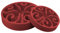 Eat Slow Live Longer Original S/M - Ø20,5 cm - Slow Feeder Hund - Antischlingnapf Hunde - Hundenapf - Slowfeeder für Hunde - rutschfest - Antischling - Rot