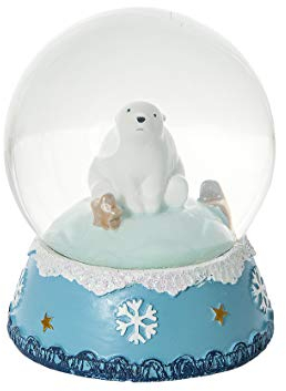 Mousehouse Gifts Palla di Neve Globo Orso Polare Decorazione di Natale - Non è Perfetto - decolorazione