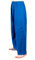 S.B.J - Sportland Baumwollhose/Kampfsporthose/Judohose blau mit Knieverstärkung