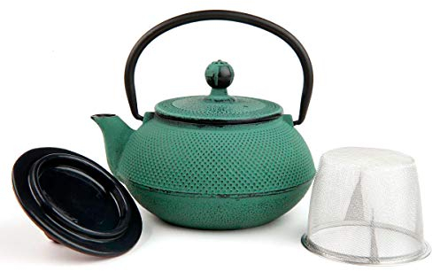 Vier M151135 - Tetera de hierro colado 0.34 l verde