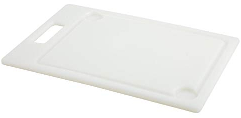 Metaltex 569238 Planche à découper Polyéthylène avec rigole 28 x 39 x 1,1cm, Blanc