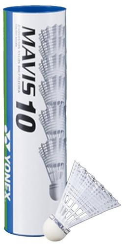 YONEX Mavis 10 Shuttlecock (Pack of 6) (One Size) (Yellow)