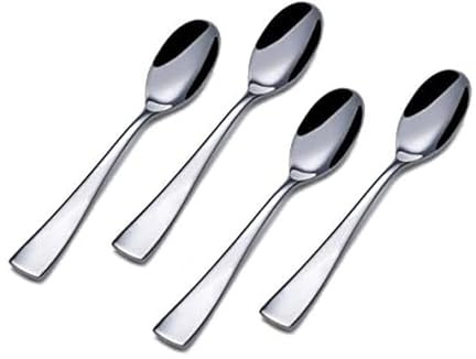 Mikasa 5147621 Serena Stainless Steel Demitasse Spoon, Set of 4