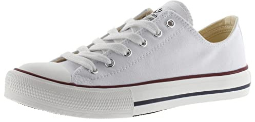 victoria Sneaker Unisex Tribu Tela & Punta in Gomma 106550 per Adulto Blanco 38