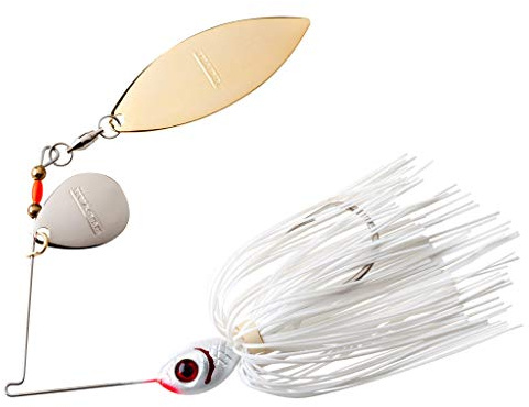 Booyah BYBT14-615 Blade Spinner bait, 1/4-Ounce, Snow White