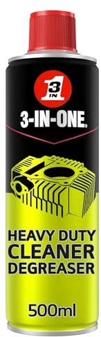3-IN-ONE Professional Heavy Duty Cleaner Degreaser 500ml - Industrial Strength Cleaning Power