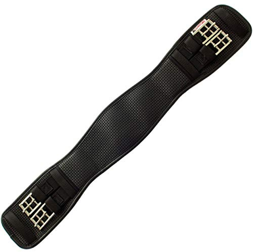 Hy comfort waffle sottopancia da dressage nero – Elastic entrambe le estremità