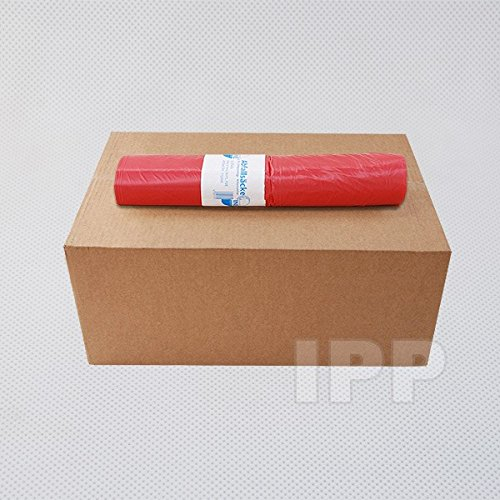 Müllsäcke 120 Liter Typ 60 rot 25 Stück (EUR 0,18 / Beutel)