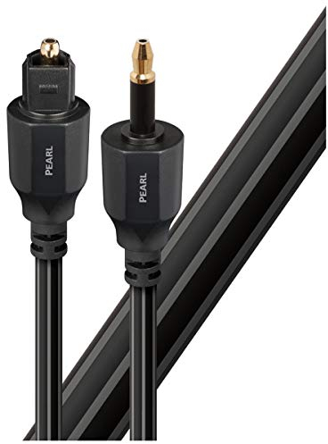 AudioQuest Pearl - Cavo ottico Toslink completo, 3,5 mm, 0,75 m