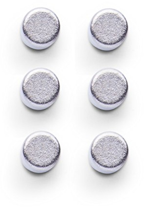 Zeller 11224 Magnet-Set 6-teilig, extra stark, ø 0.8 x 0.8 cm, edelstahl