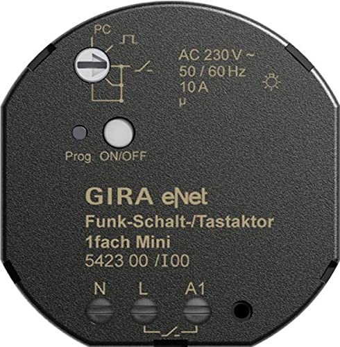 Gira 542300 Funk Schalt Tastaktor Mini 1-Fach eNet