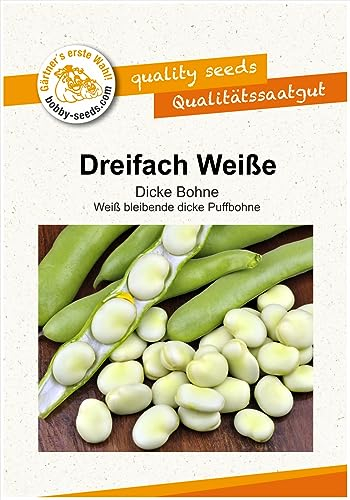 Bohnensamen Dreifach Weiße Puffbohne Portion