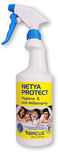 ABACUS® Milbenspray, Hausstaubmilben-Spray, Matratzenspray, Milben-Mittel, Anti Milben-Spray, Hygienespray, Textilspray, Milbenabwehr, Milbenschutz – Milbenspray 750 ml (4140)