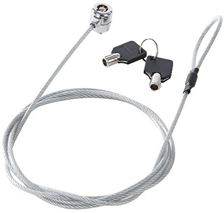 Silverline 355389 Candado Universal para Ordenador Portátil, 1800 mm