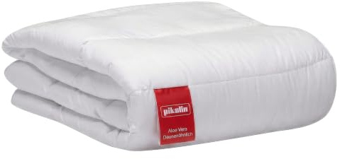 PIKOLIN – Couette d'Été en Fibre Aloe Vera 150g/m², Lit 2 Personnes 280x240 cm – Hypoallergénique, Douce et Fraîche – Légère, Respirante et Lavable, Certifiée Oeko-Tex