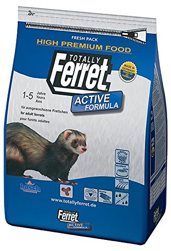 bosch Totally Ferret Active | Frettchenfutter für ausgewachsene Frettchen | Fördert die Energieausnutzung & Stärkt die Muskulatur | 7,5 kg