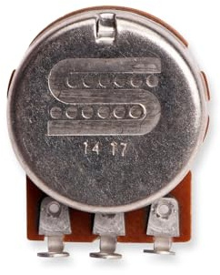 Seymour Duncan 250k Smooth-Turning Audio Taper Potentiometers - High-Quality Construction, Volume Pot or Tone Control