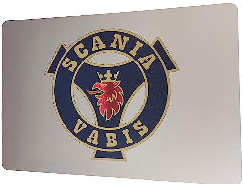 Fussmatte mit verschiedenen Truck und LKW Motiven Logos 60x40cm Universell einsetzbar für LKW und Wohnung Truck-Fußmatte Teppich zur Innenausstattung Schmutzfänger